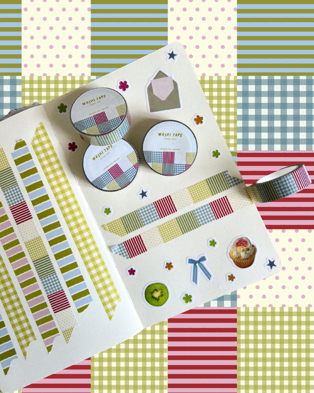 Patchwork Picnic Washi Tape