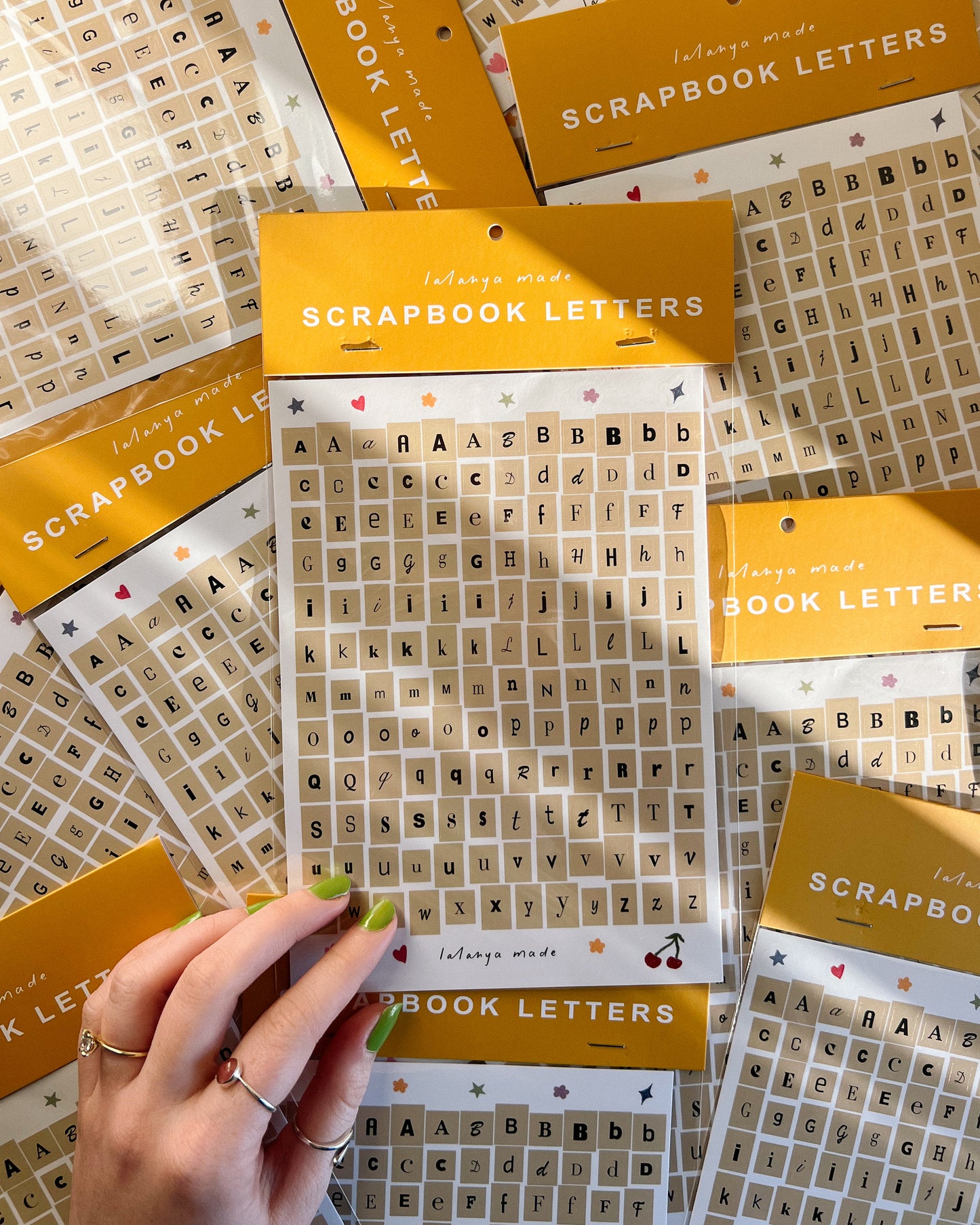 Scrapbook Letter Stickers